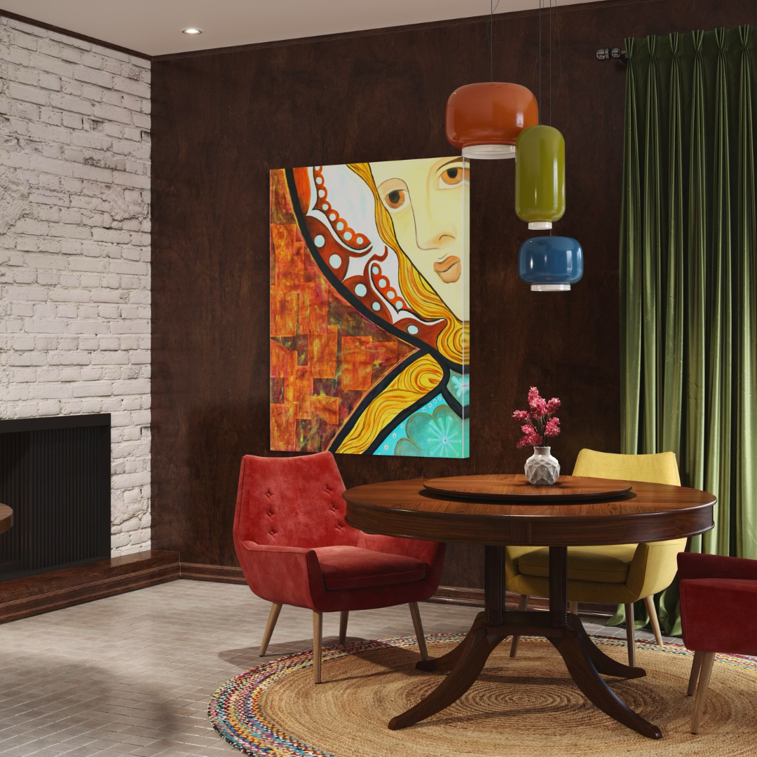 Original fine art painting by Cuban American artist April Paige in abstract and realism styles.